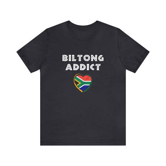 Biltong Addict! Unisex Jersey Short Sleeve Tee