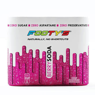 Footy's Berry Soda, 300ml - Sweet Refreshing Bubbles