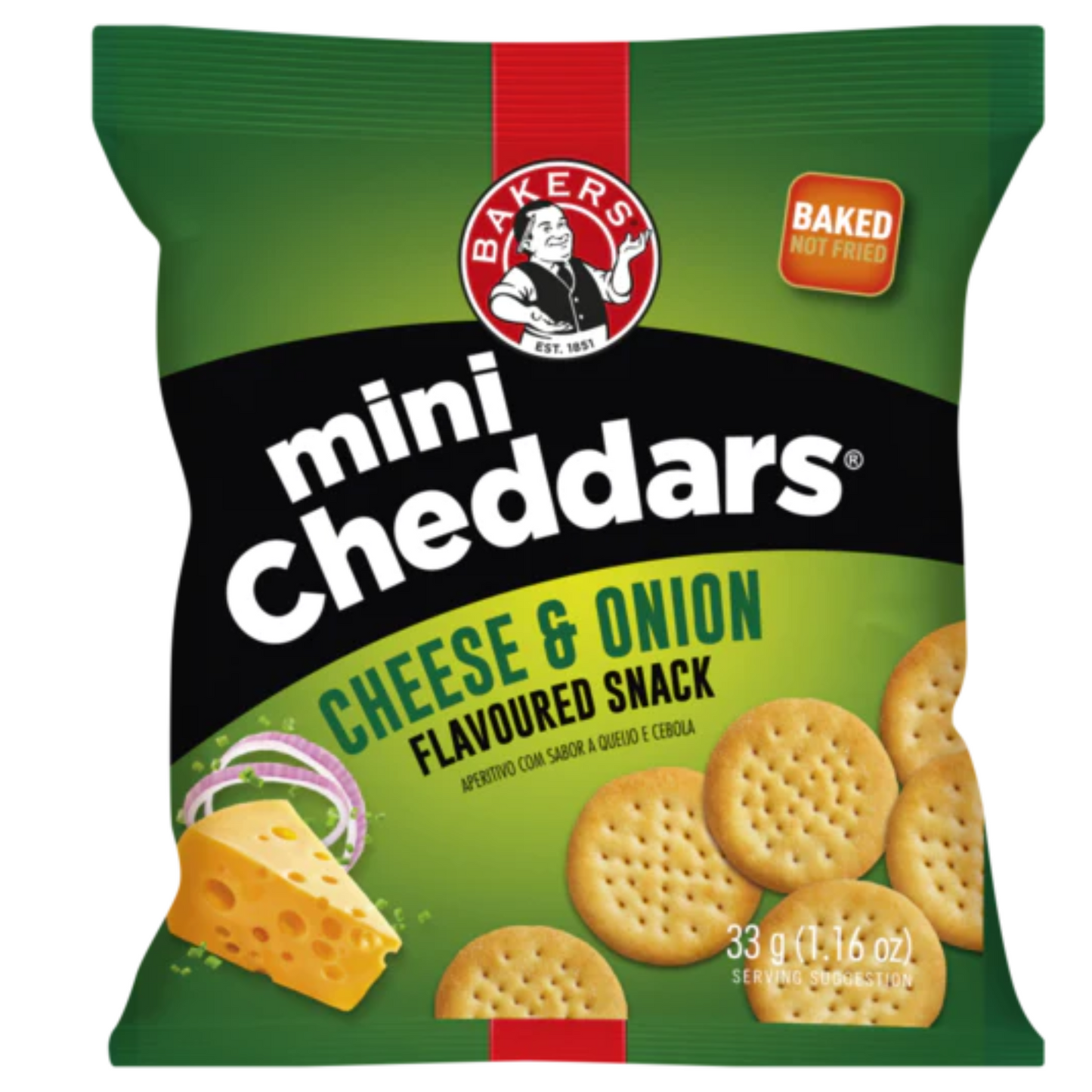 Bakers Mini Cheddars Cheese & Onion Flavour (33g)