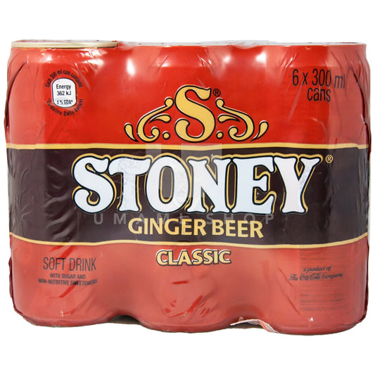 Stoney Ginger Beer – Bold and Refreshing with a Fiery Kick 6 x 300ml