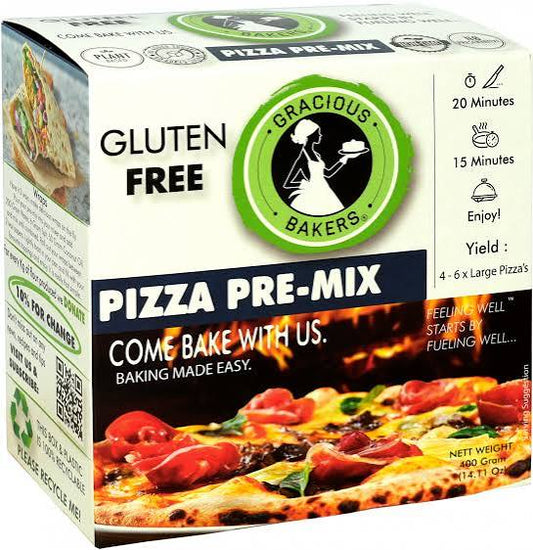 Gracious Bakers Pizza Pre-mix, 400g - Quick & Easy Pizza Dough