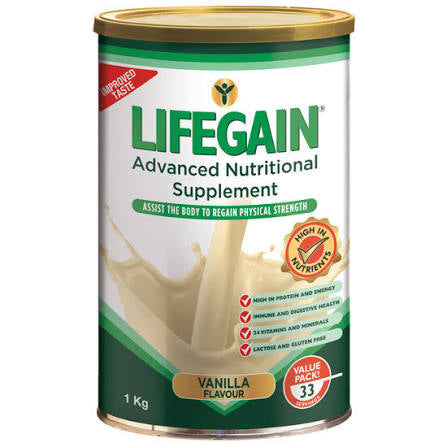 Nativa Lifegain Vanilla 1 kg – Protein-Rich South African Wellness Shake (Available in Canada)