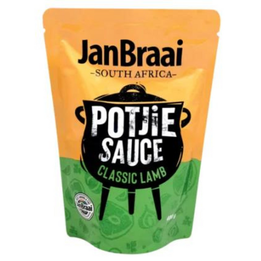 Jan Braai Classic Lamb Potjie Sauce – A Taste of Tradition (400g)