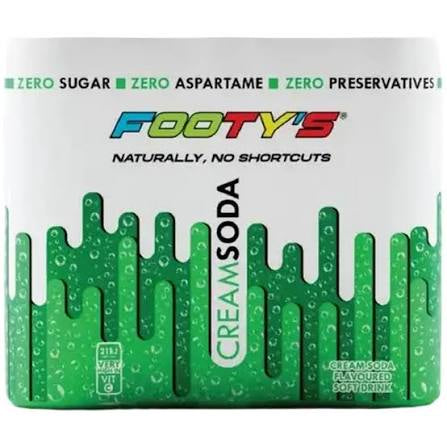 Footy's Cream Soda, 300ml - Sweet Classic Flavour