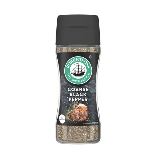 Robertsons Coarse Black Pepper, 52g - Add a Punch of Pure