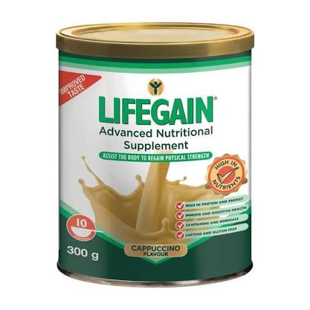 Nativa Lifegain Cappuccino 300 g – Protein-Rich South African Wellness Shake (Available in Canada)