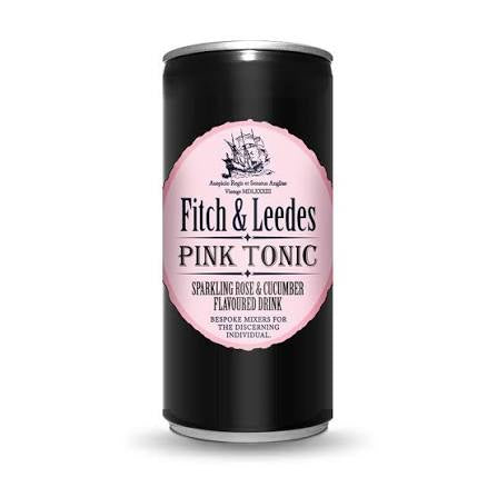 Fitch & Leedes Pink Tonic, 200ml - Light Bubbles And Delicate Flavour