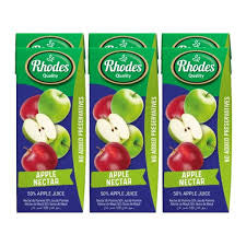 Rhodes Apple Nectar Juice Box, 200ml - On-The-Go Fruity Enjoyment