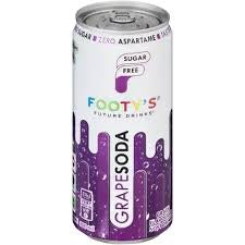 Footy's Grape Soda, 300ml - Sweet Fizzy Flavour