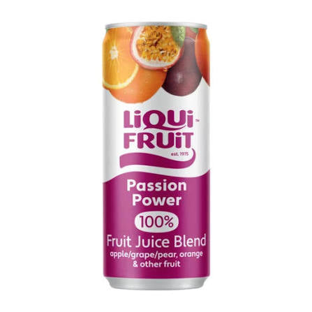 Liqui Fruit Passion Power 100% Fruit Juice Blend, 300ml – Bold And Refreshing Passion Fruit Drink