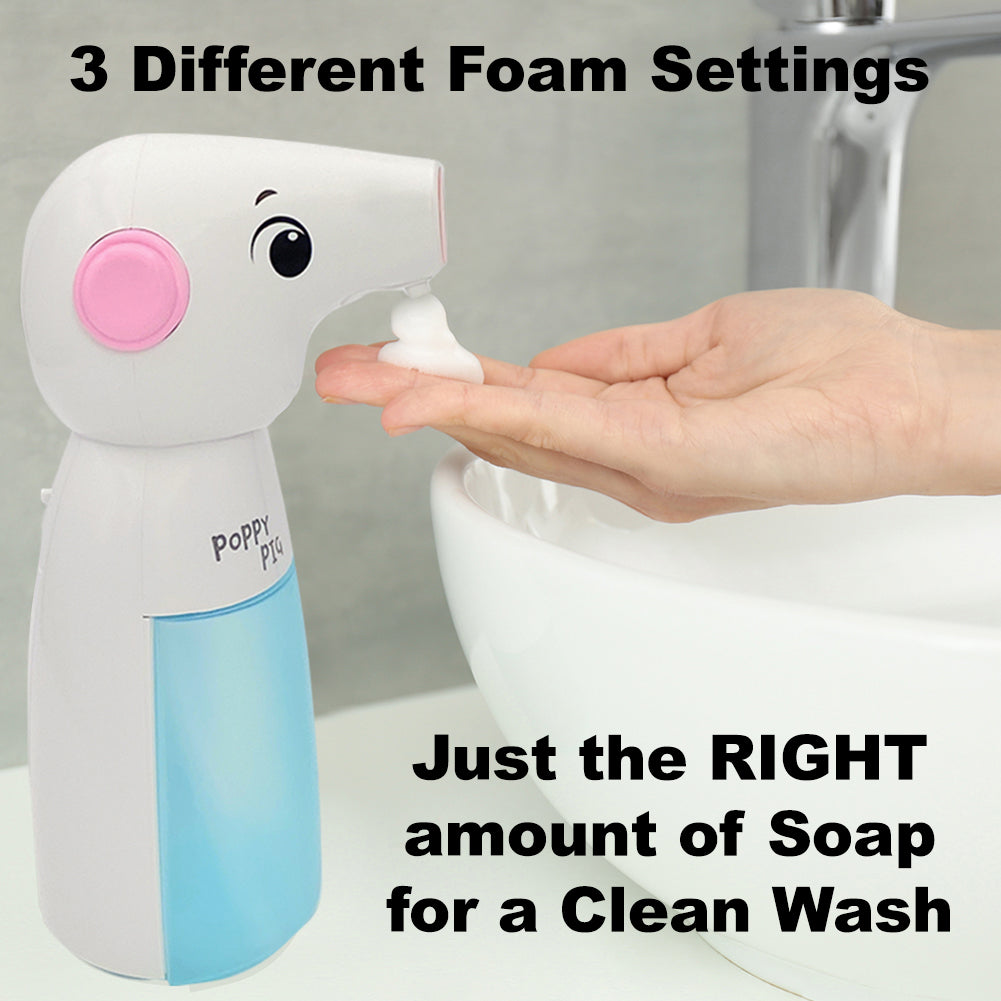 Poppy Pig Automatic Foam Soap Dispenser with 20-Second Timer