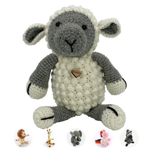 Sheep - Handmade in South Africa by the ladies from Rare Bears Charity