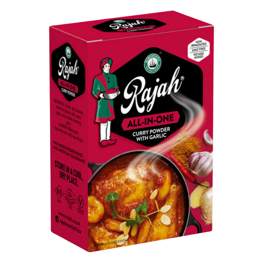 Rajah All In One Curry Powder with Garlic – Spice Up Your Potjie