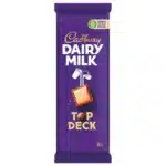 80g Cadbury Top Deck, a milk and white chocolate favorite from South Africa, available in Canada from The South African Shop