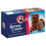 200g Box of Romany Creams, a classic South African chocolate biscuit, available in Canada from The South African Shop