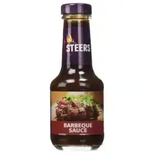 375ml Bottle of Steers BBQ Sauce, a smoky South African classic, available in Canada from The South African Shop