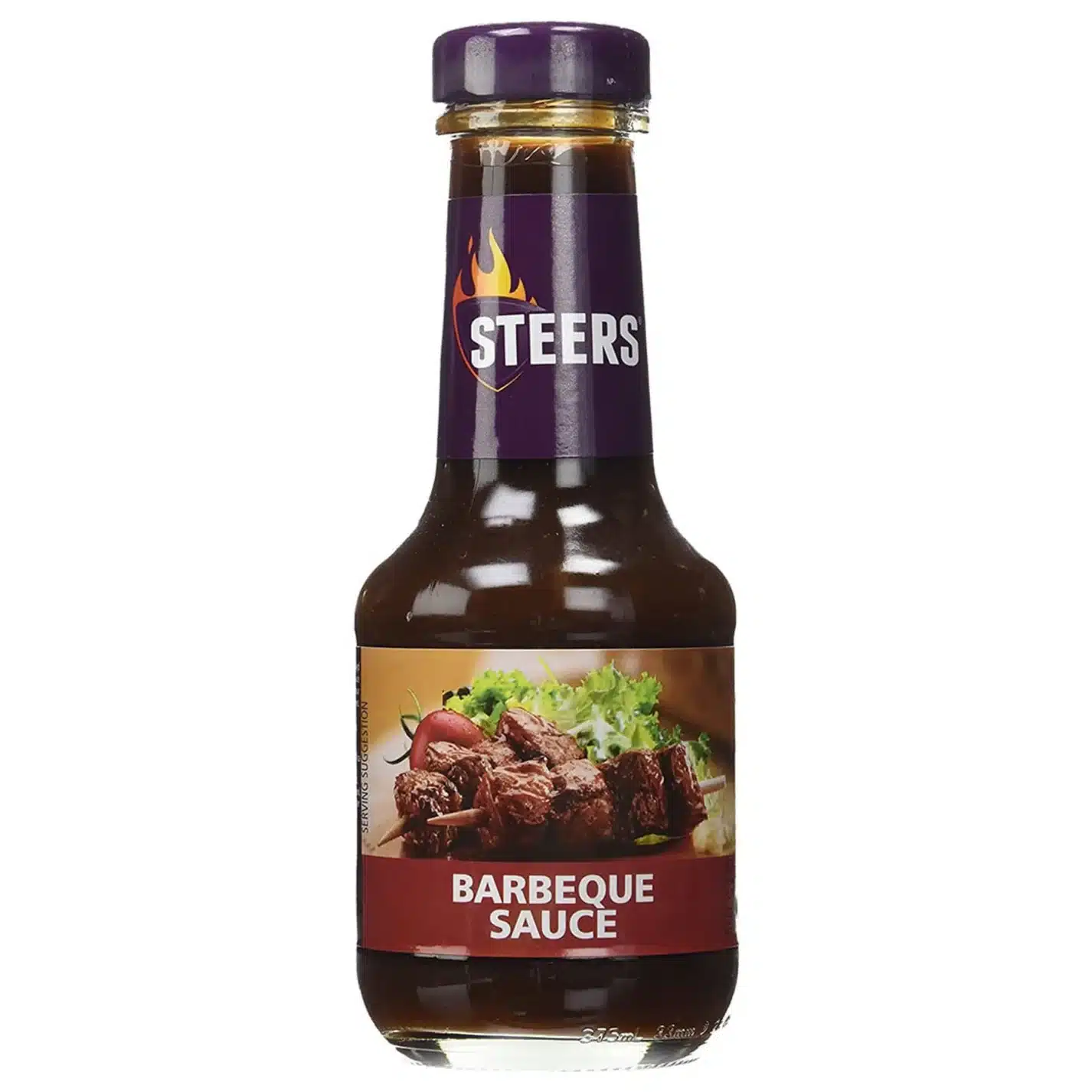 375ml Bottle of Steers BBQ Sauce, a smoky South African classic, available in Canada from The South African Shop