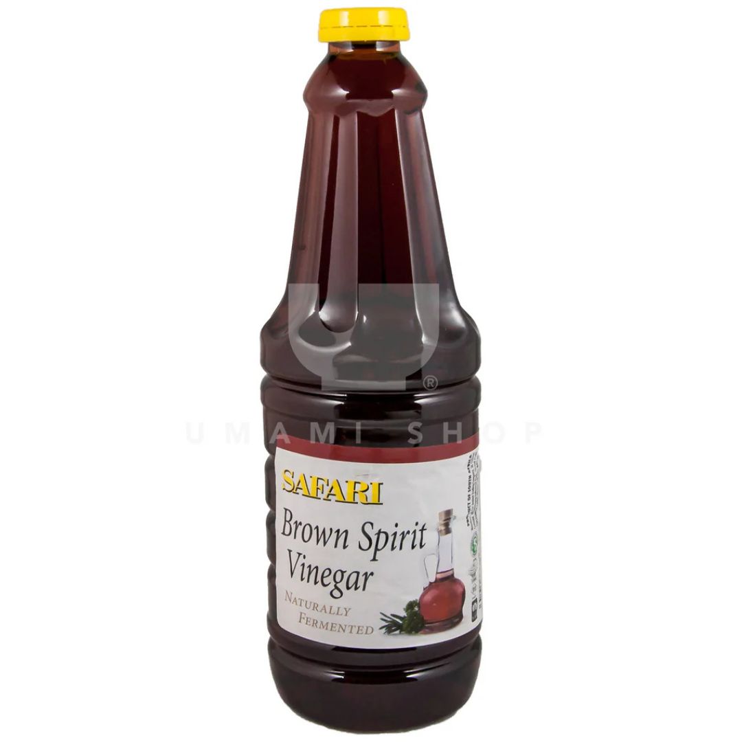 750ml bottle of Safari Brown Spirit Vinegar, a versatile South African vinegar, available in Canada from The South African Shop