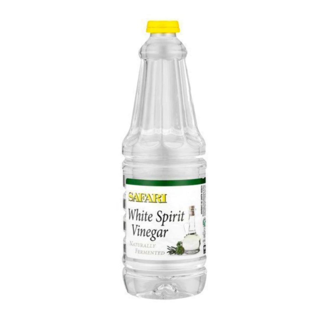 750ml bottle of Safari White Vinegar, a versatile South African kitchen essential, available in Canada from The South African Shop