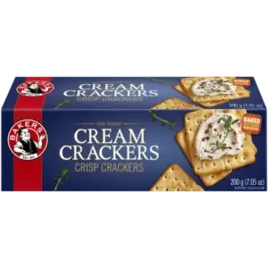 Bakers Cream Crackers 200g – Light and Crispy Crackers Available in Canada