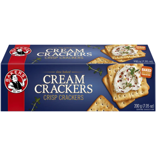 Bakers Cream Crackers 200g – Light and Crispy Crackers Available in Canada