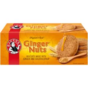 Bakers Ginger Nuts 190g – Crunchy Ginger Biscuits Available in Canada
