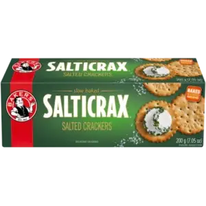 Bakers Salticrax Original Crackers 200g – South African salted crackers available in Canada