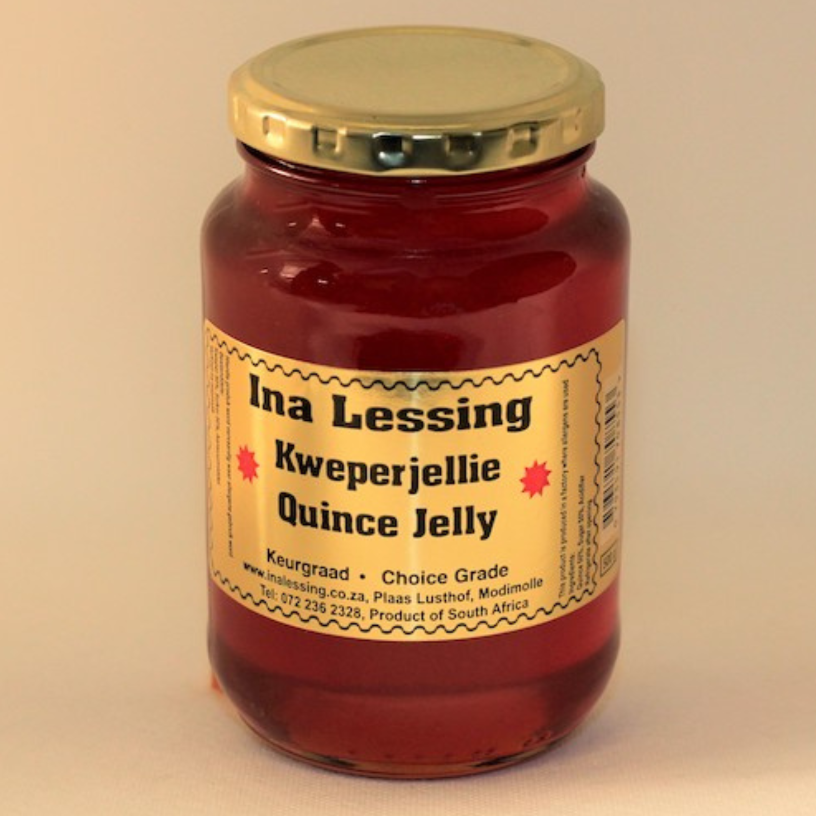 Buy Ina Lessing Quince Jelly 500g in Canada – Tangy & Sweet South African Jelly