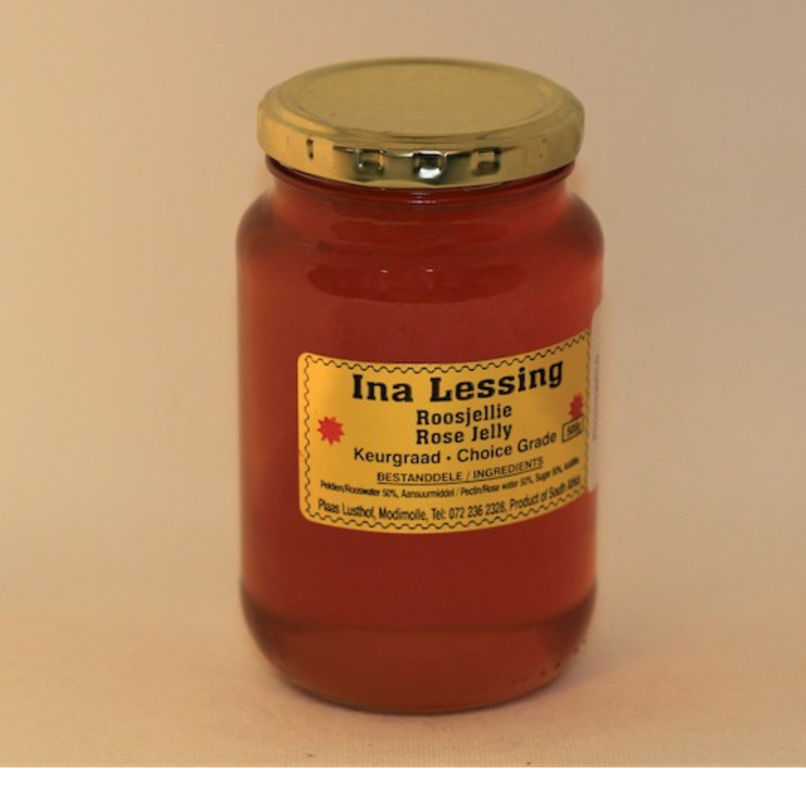 Buy Ina Lessing Rose Jelly 500g in Canada – Sweet & Floral South African Jelly