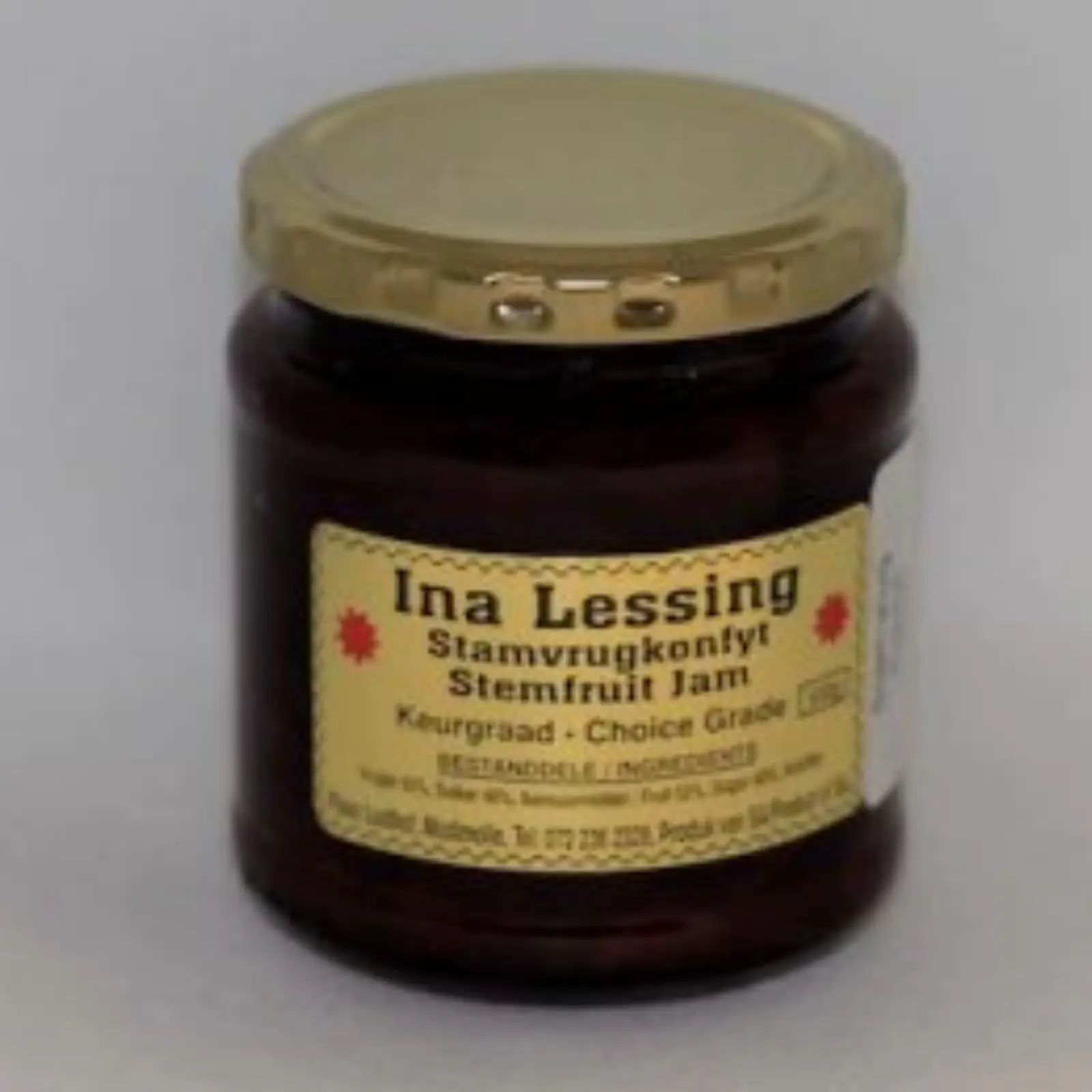 Buy Ina Lessing Stemfruit Jam 530g in Canada – Sweet & Tangy South African Jam