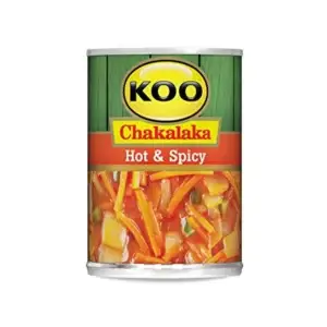 KOO Hot and Spicy Chakalaka 410g – Authentic South African Relish Available in Canada