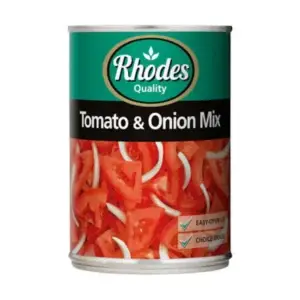 Buy Rhodes Quality Tomato & Onion Mix 410g in Canada – Authentic South African Blend