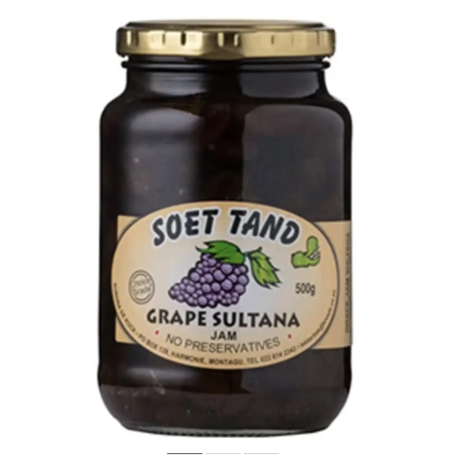 Buy Soet Tand Grape Sultana Jam 500g in Canada – Sweet & Fruity South African Jam