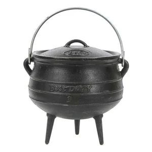 Authentic cast iron Size 4 Potjiekos pot available for delivery in Canada
