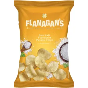Willards Flanagan’s Irish Paddy’s Sea Salt Kettle Chips 120g – South African snack now in Canada