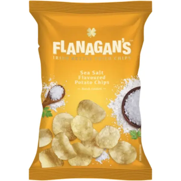 Willards Flanagan’s Irish Paddy’s Sea Salt Kettle Chips 120g – South African snack now in Canada